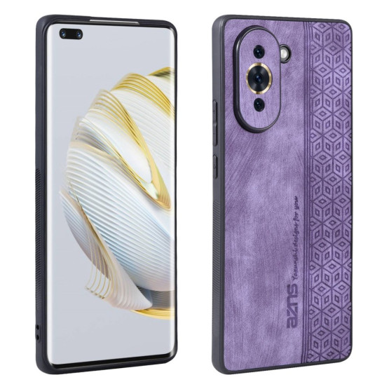 AZNS LEATHER VIJOLIČNI OVITEK ZA HUAWEI NOVA 10 PRO