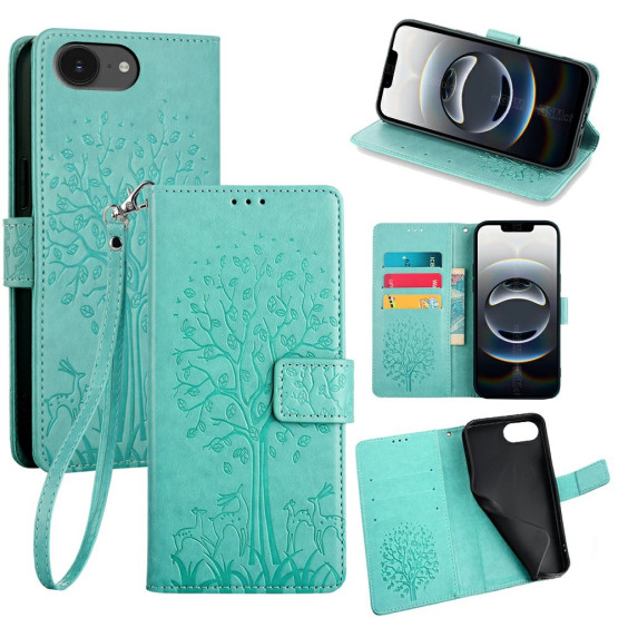 ODTIS DREVESA Z JELENI MINT ETUI ZA APPLE IPHONE 16E