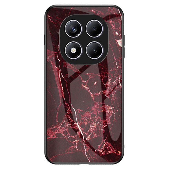 GLASS RDEČ MARMOR OVITEK ZA XIAOMI REDMI NOTE 14 PRO 4G