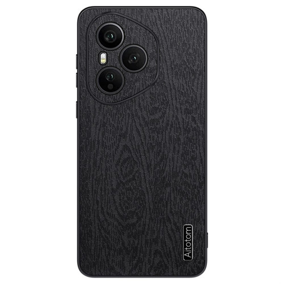 WOOD LEATHER ČRN OVITEK ZA HONOR 400 PRO