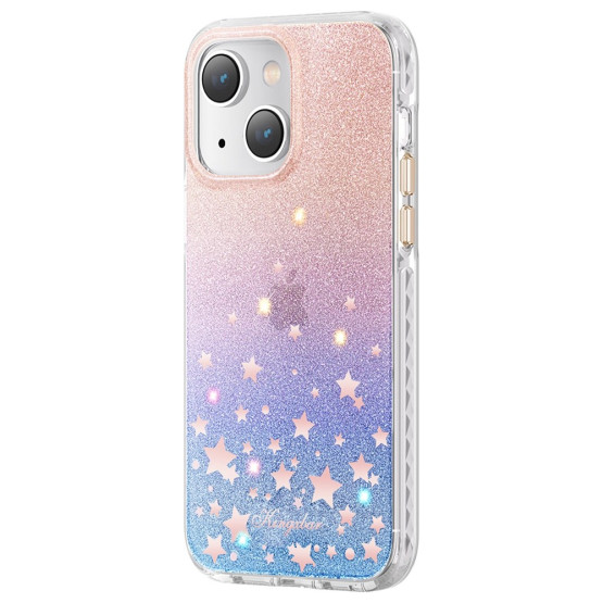 KINGXBAR SPARKLE ZVEZDNI PRAH ROSE GOLD OVITEK ZA APPLE IPHONE 14 PLUS