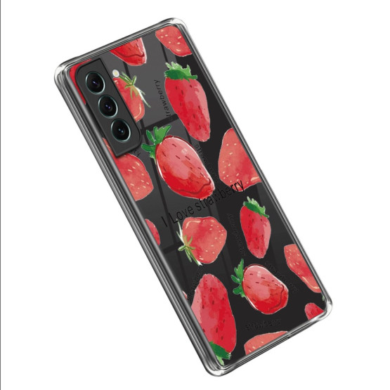 SLIM PROSOJNE JAGODE OVITEK ZA SAMSUNG GALAXY S23 PLUS