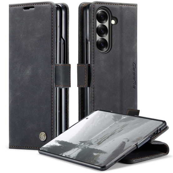 CASEME RETRO AUTO ABSORBED ČRN ETUI ZA SAMSUNG GALAXY Z FOLD7