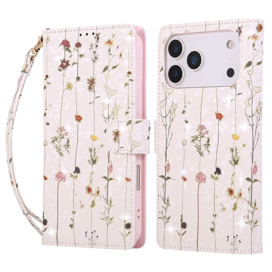 REALISTIC PISANE CVETLICE BEL ETUI ZA APPLE IPHONE 17 PRO MAX