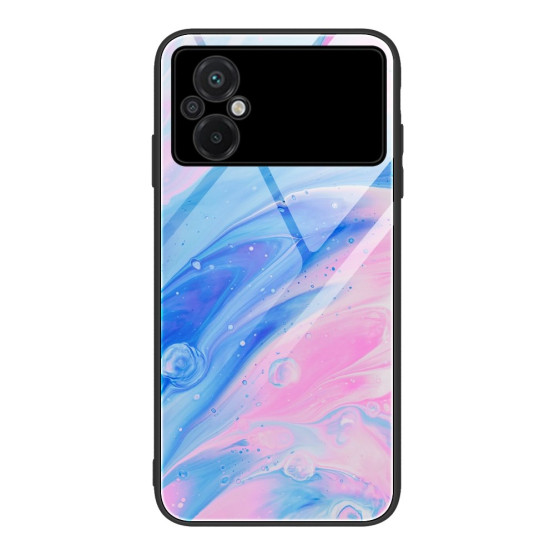 GLASS PRELIVNO MODRO ROZA OVITEK ZA XIAOMI POCO M5