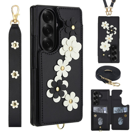 FLOWER POWER ČRN OVITEK ZA SAMSUNG GALAXY Z FOLD7