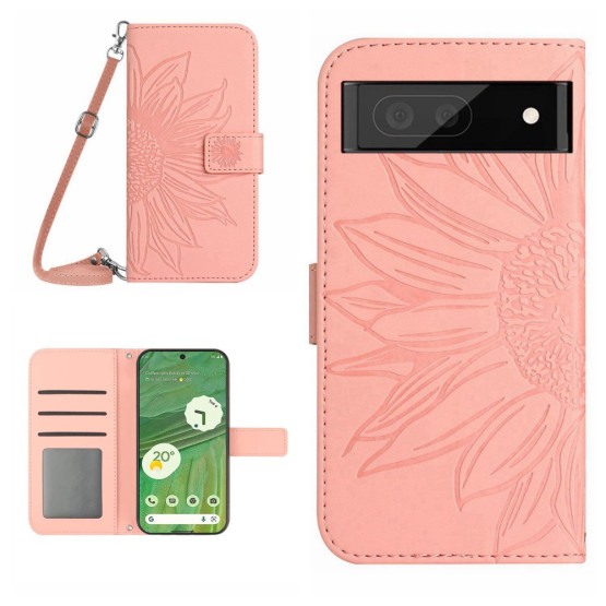 ODTIS SONČNICE ROSE GOLD ETUI ZA GOOGLE PIXEL 7