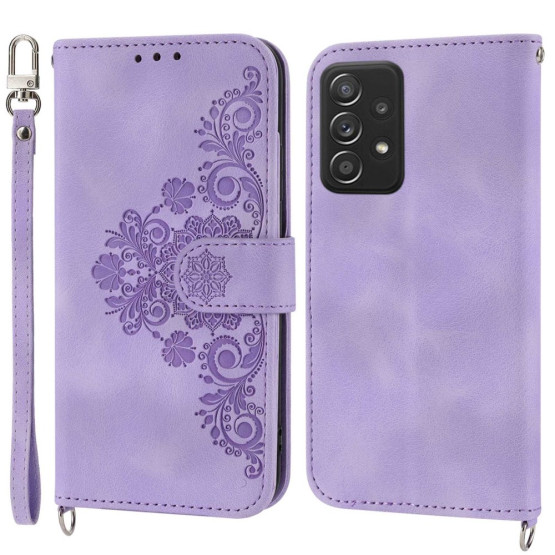ČIPKA WALLET VIJOLIČNI ETUI ZA SAMSUNG GALAXY A33 5G