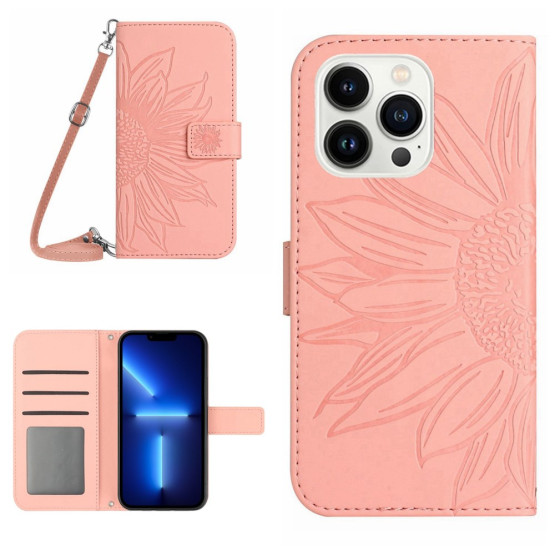 ODTIS SONČNICE ROSE GOLD ETUI ZA APPLE IPHONE 13 PRO MAX