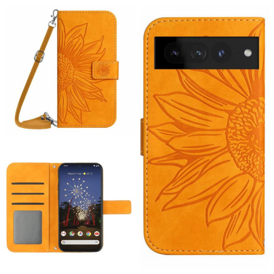 ODTIS SONČNICE RUMEN ETUI ZA GOOGLE PIXEL 7 PRO