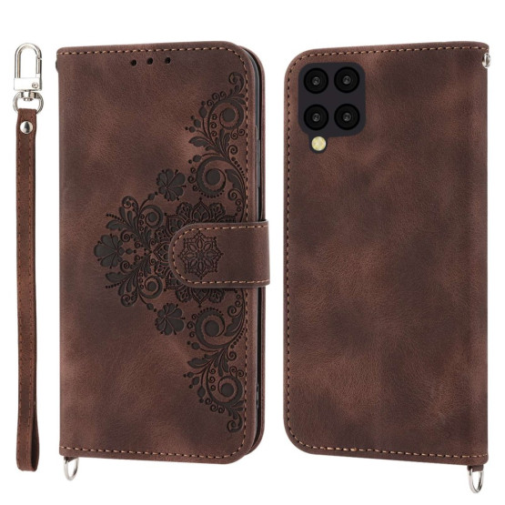 ČIPKA WALLET RJAV ETUI ZA SAMSUNG GALAXY A12