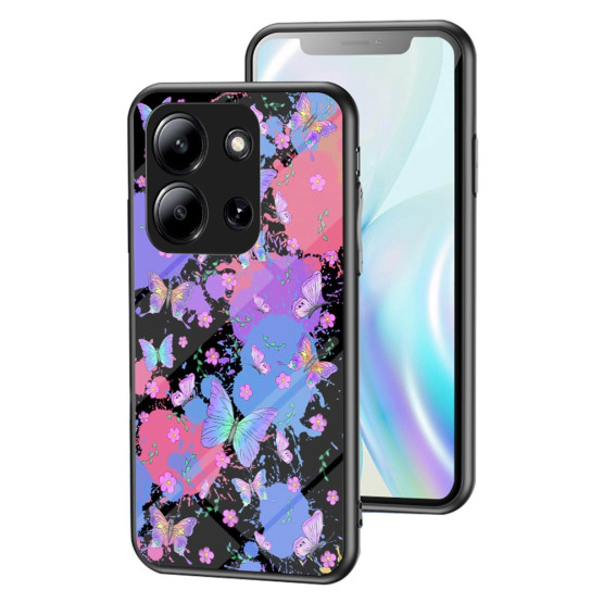 GLASS METULJI ČRN OVITEK ZA XIAOMI REDMI 15C 5G / 4G
