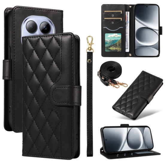 BINFEN PILLOW Z VRVICO ČRN ETUI ZA XIAOMI REDMI NOTE 15 PRO 5G