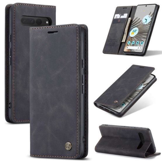 CASEME RETRO AUTO ABSORBED ČRN ETUI ZA GOOGLE PIXEL 7 PRO
