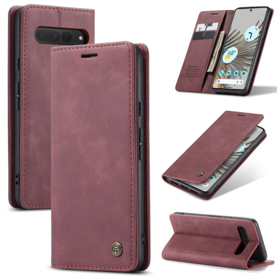 CASEME RETRO AUTO ABSORBED RDEČ ETUI ZA GOOGLE PIXEL 7 PRO