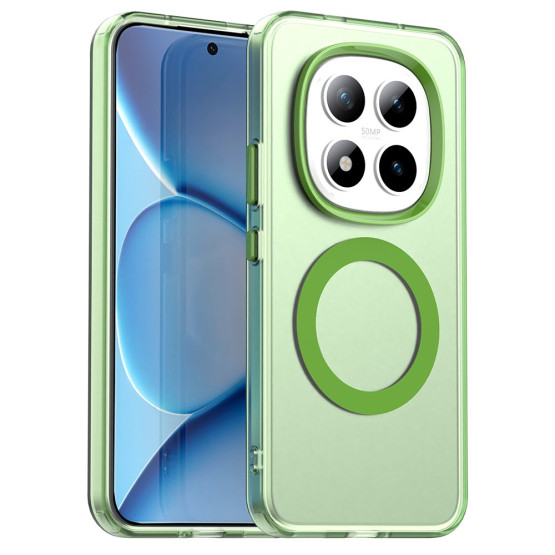 CANDY ZELEN MAGSAFE OVITEK ZA XIAOMI REDMI NOTE 15 PRO+ 5G / POCO M8 PRO 5G