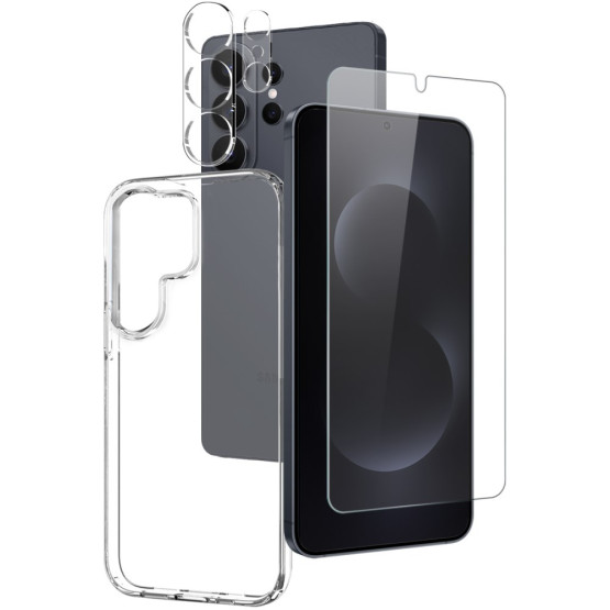 PAKET SUHEC PROZOREN + KALJENO STEKLO ZA EKRAN + KALJENO STEKLO ZA ZADNJO KAMERO ZA SAMSUNG GALAXY S26 ULTRA
