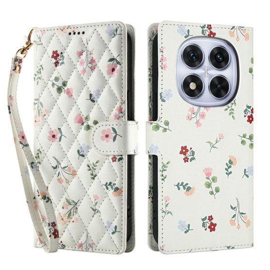 PILLOW TRAVNIŠKE CVETLICE BEL ETUI ZA XIAOMI REDMI NOTE 15 PRO 5G