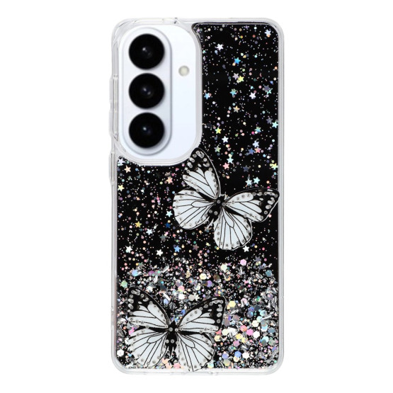 GLITTER BUTTERFLY ČRN OVITEK ZA SAMSUNG GALAXY S26