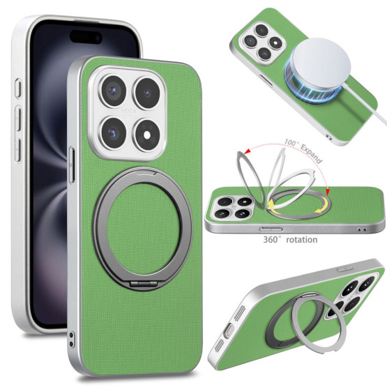RING MAGSAFE LEATHER ZELEN OVITEK ZA XIAOMI 17