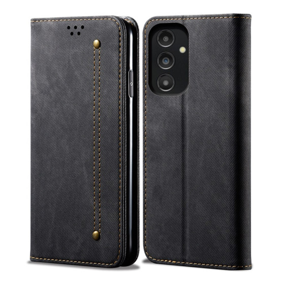 RETRO JEANS ČRN ETUI ZA SAMSUNG GALAXY A14 5G / 4G