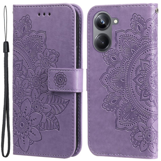 ODTIS MANDALA FLOWER VIJOLIČNI ETUI ZA REALME 10 4G