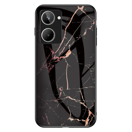 GLASS ČRN / ZLAT MARMOR OVITEK ZA REALME 10 4G