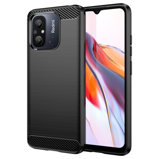 FLEX KARBON ČRN OVITEK ZA XIAOMI REDMI 12C