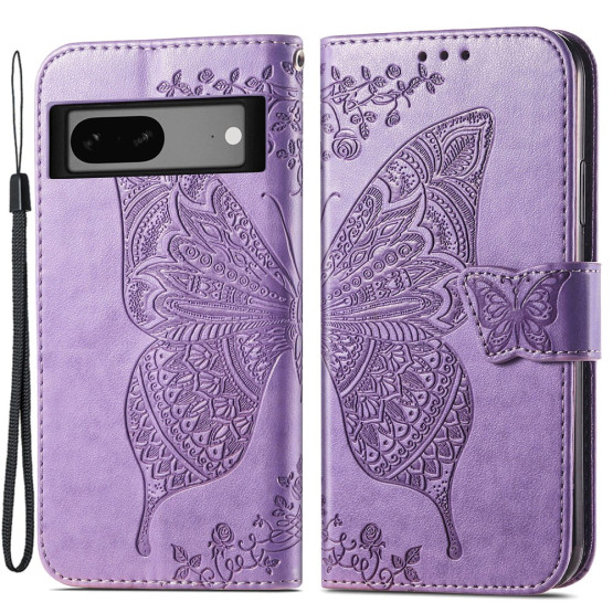 GOTSKI METULJ VIJOLIČNI ETUI ZA GOOGLE PIXEL 7A