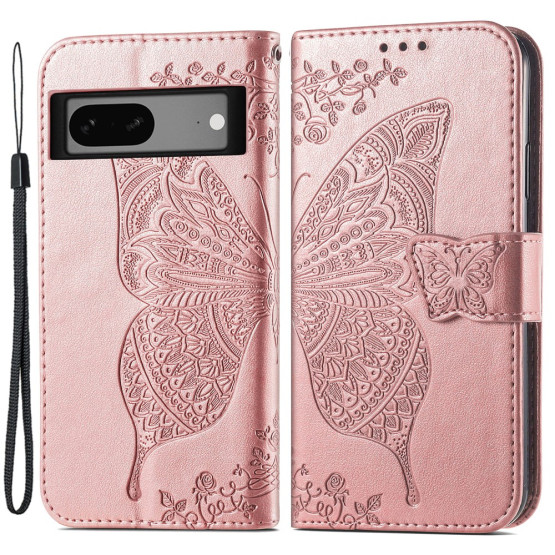 GOTSKI METULJ ROSE GOLD ETUI ZA GOOGLE PIXEL 7A