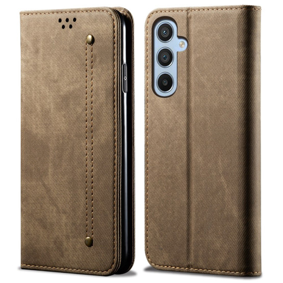 RETRO JEANS KAKI ETUI ZA SAMSUNG GALAXY A54 5G
