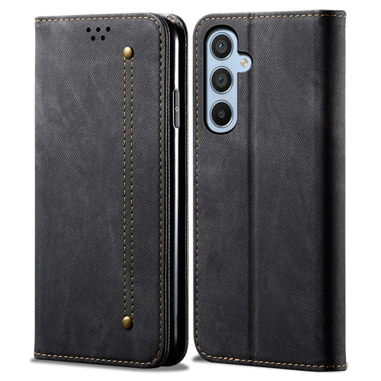 RETRO JEANS ČRN ETUI ZA SAMSUNG GALAXY A24 4G