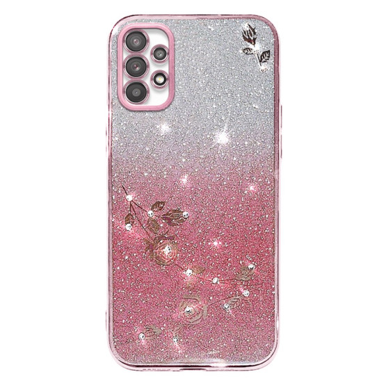 RHINESTONE GLITTER VRTNICA ROSE GOLD OVITEK ZA SAMSUNG GALAXY A53 5G