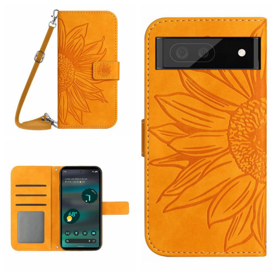 ODTIS SONČNICE RUMEN ETUI ZA GOOGLE PIXEL 7A