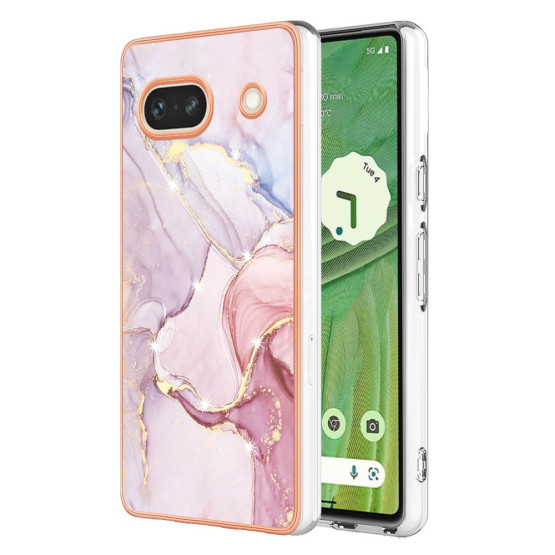 IMD GOLD MARMOR ROŽNATO ZLAT OVITEK ZA GOOGLE PIXEL 7A
