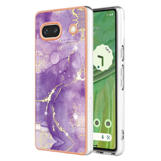 IMD GOLD MARMOR VIJOLIČEN OVITEK ZA GOOGLE PIXEL 7A