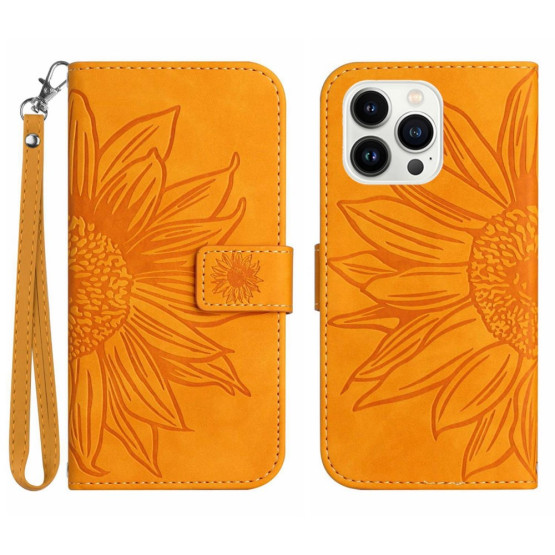 ODTIS SONČNICE RUMEN ETUI ZA APPLE IPHONE 15 PRO
