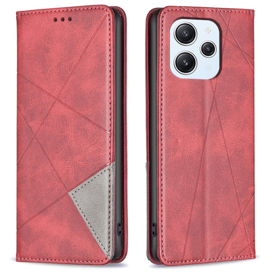 AUTO-ABSORBED GEOMETRIC RDEČ ETUI ZA XIAOMI REDMI 12 4G