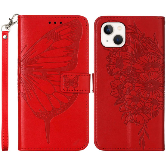 DNEVNI METULJ RDEČ ETUI ZA APPLE IPHONE 15