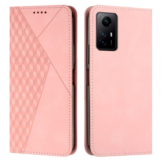 GEOMETRIC ROMB ROZA ETUI ZA XIAOMI REDMI NOTE 12S 4G