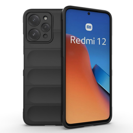 WAVE ČRN OVITEK ZA XIAOMI REDMI 12 4G