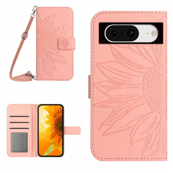 ODTIS SONČNICE ROSE GOLD ETUI ZA GOOGLE PIXEL 8