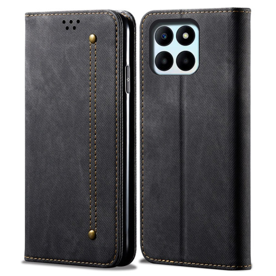 RETRO JEANS ČRN ETUI ZA HONOR X6A 4G