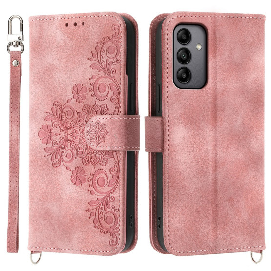 ČIPKA WALLET SVETLO ROZA ETUI ZA SAMSUNG GALAXY A05S