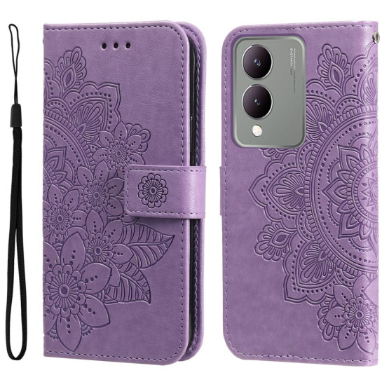 ODTIS MANDALA FLOWER VIJOLIČNI ETUI ZA VIVO Y17S