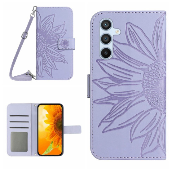 ODTIS SONČNICE VIJOLIČNI ETUI ZA SAMSUNG GALAXY S24
