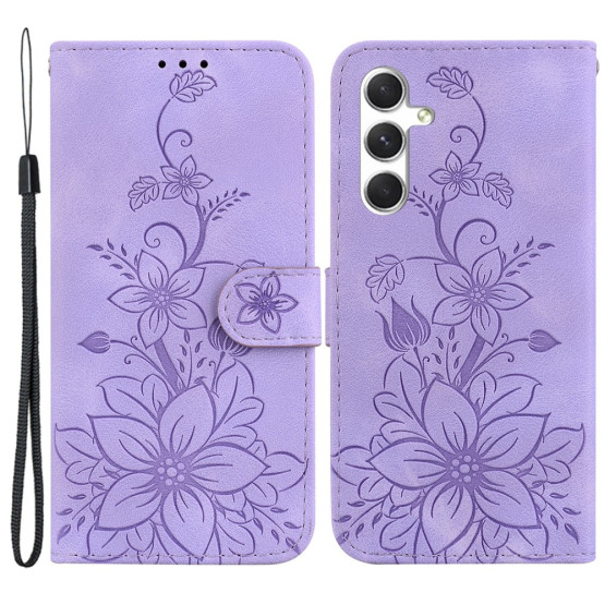 ODTIS VEJICE CVETLIC VIJOLIČNI ETUI ZA SAMSUNG GALAXY S24 PLUS