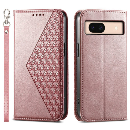 GEOMETRIC ROMB SILK ROSE GOLD ETUI ZA GOOGLE PIXEL 8A
