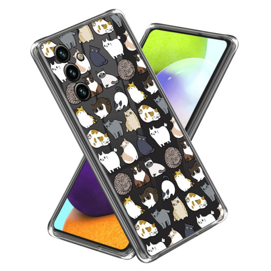 SLIM PROSOJNI PRIKUPNI MUCKI OVITEK ZA SAMSUNG GALAXY A15 5G / 4G