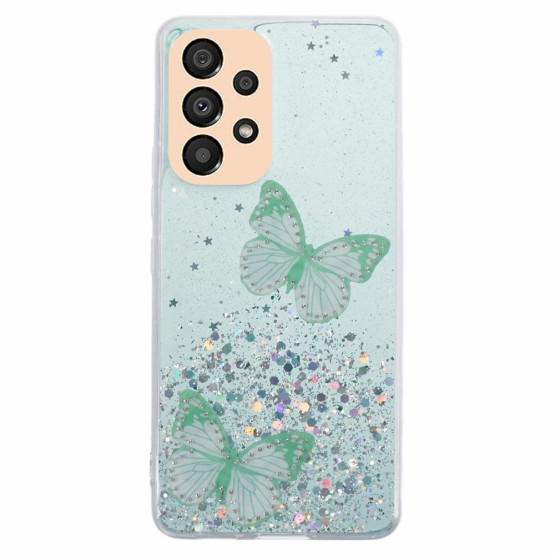 GLITTER BUTTERFLY ZELEN OVITEK ZA SAMSUNG GALAXY A13